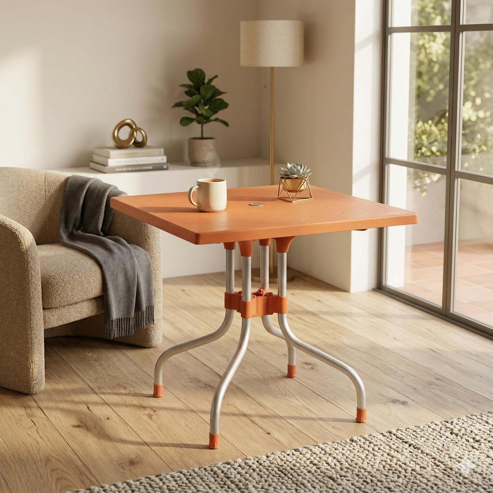 テーブル・チェア・ハンモック omamezerofive long board Table Oaknest Supreme Premium Square Plastic Folding Table